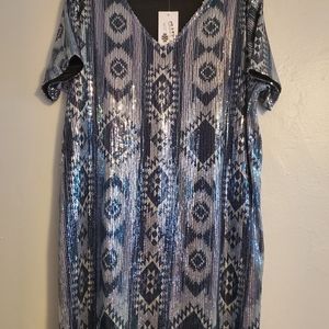 Crazy Train Sequen Dress